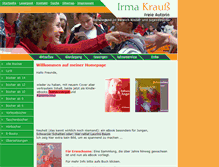 Tablet Screenshot of irma-krauss.de